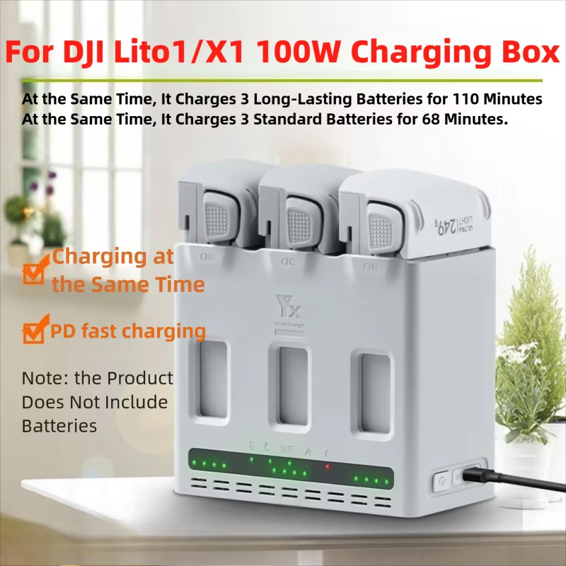 Drone Power Bank - Untuk Baterai Drone DJI LITO 1/X1,