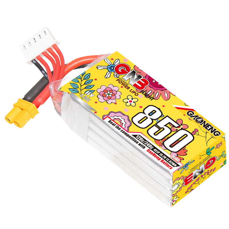 Baterai Lipo GNB 4S 15.2V 850m - Drone Power Bank ulasan dan harga