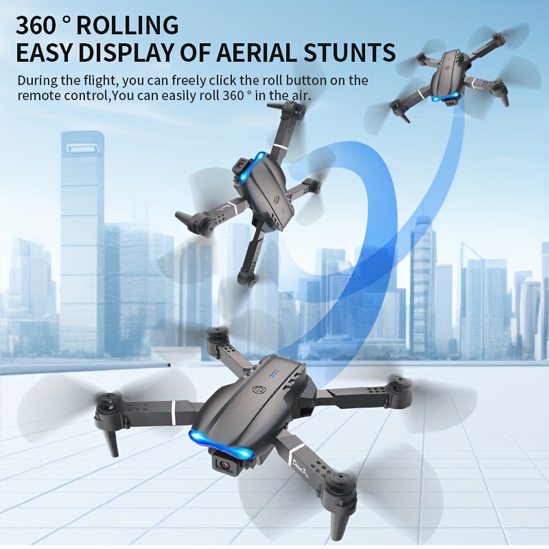 Drone Lipat E99 PRO MAX dengan - Drone Controller Screen ulasan dan harga