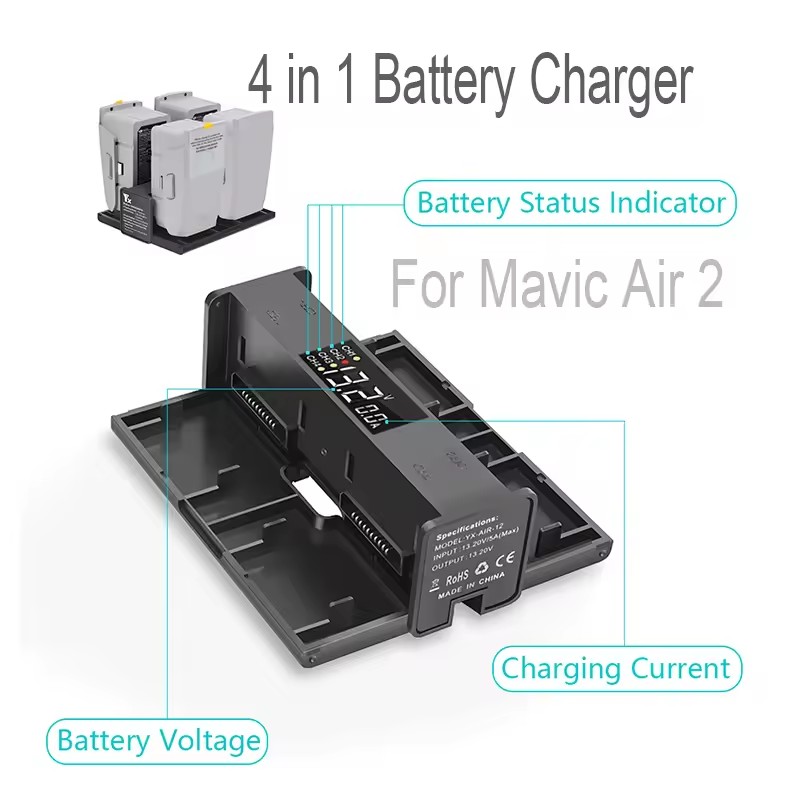 Hub Pengisi Daya Lipat Portabe - Drone Charging Hub ulasan dan harga