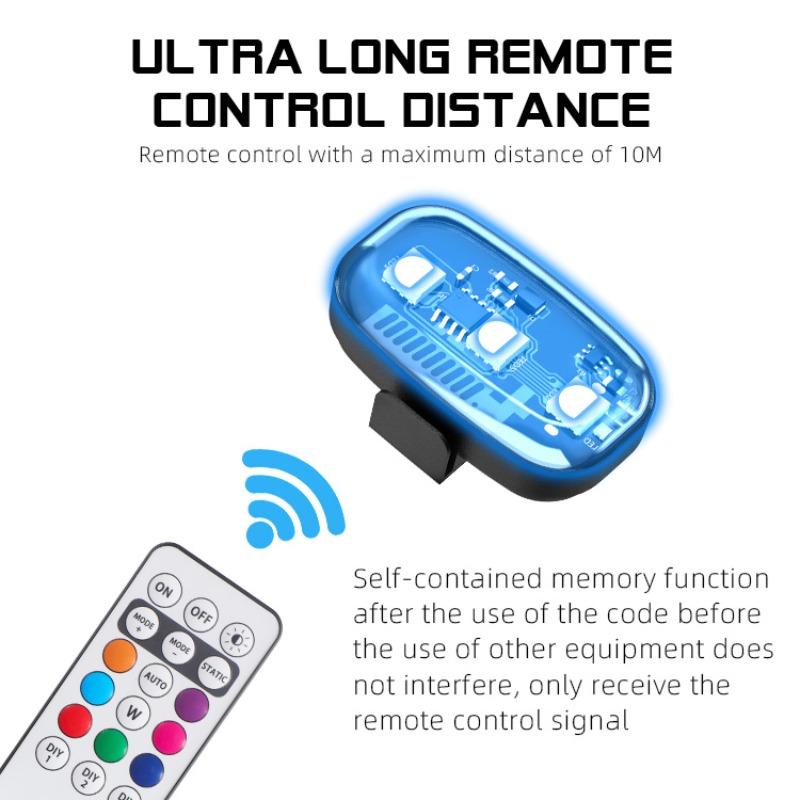 Lampu Strobo LED RGB untuk Mot - Drone Beacon Light ulasan dan harga