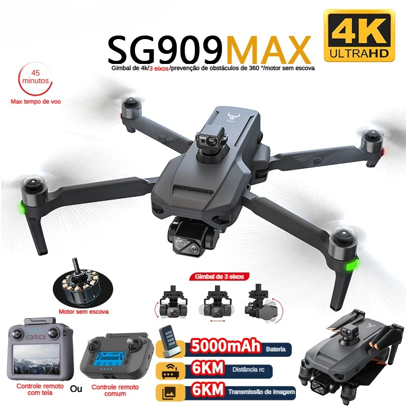 ZLL SG909 SG909MAX Drone profe - Drone Controller Screen ulasan dan harga