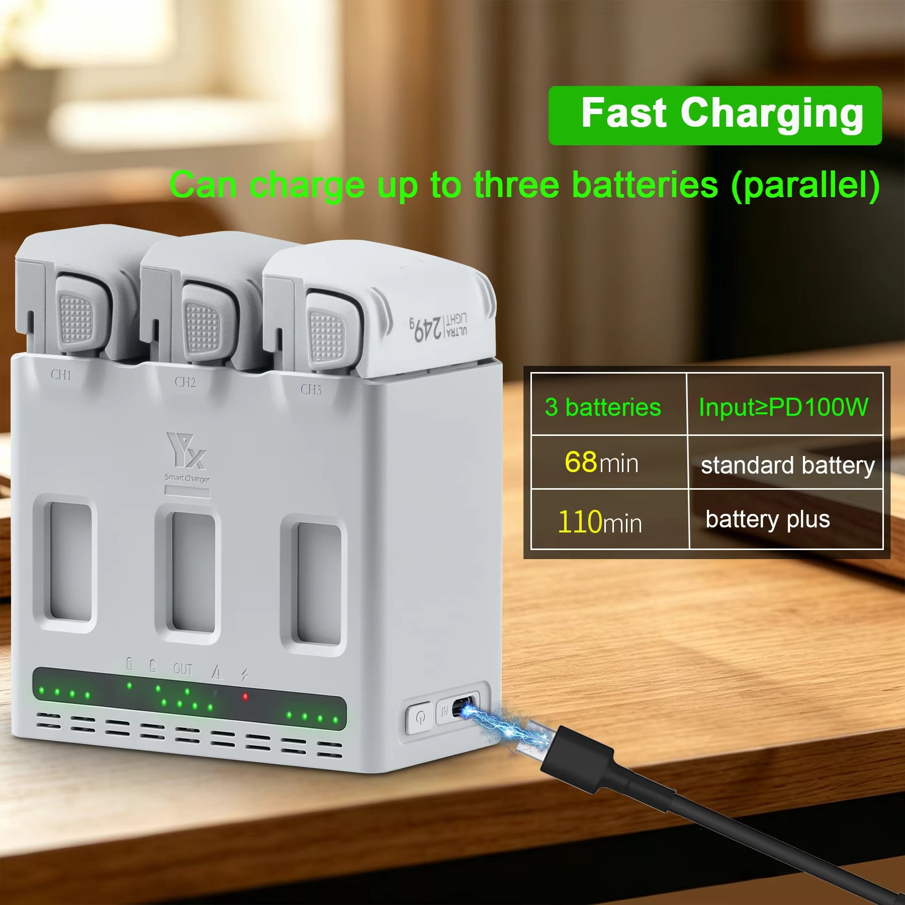 Untuk Baterai Drone DJI LITO 1 - Drone Power Bank ulasan dan harga